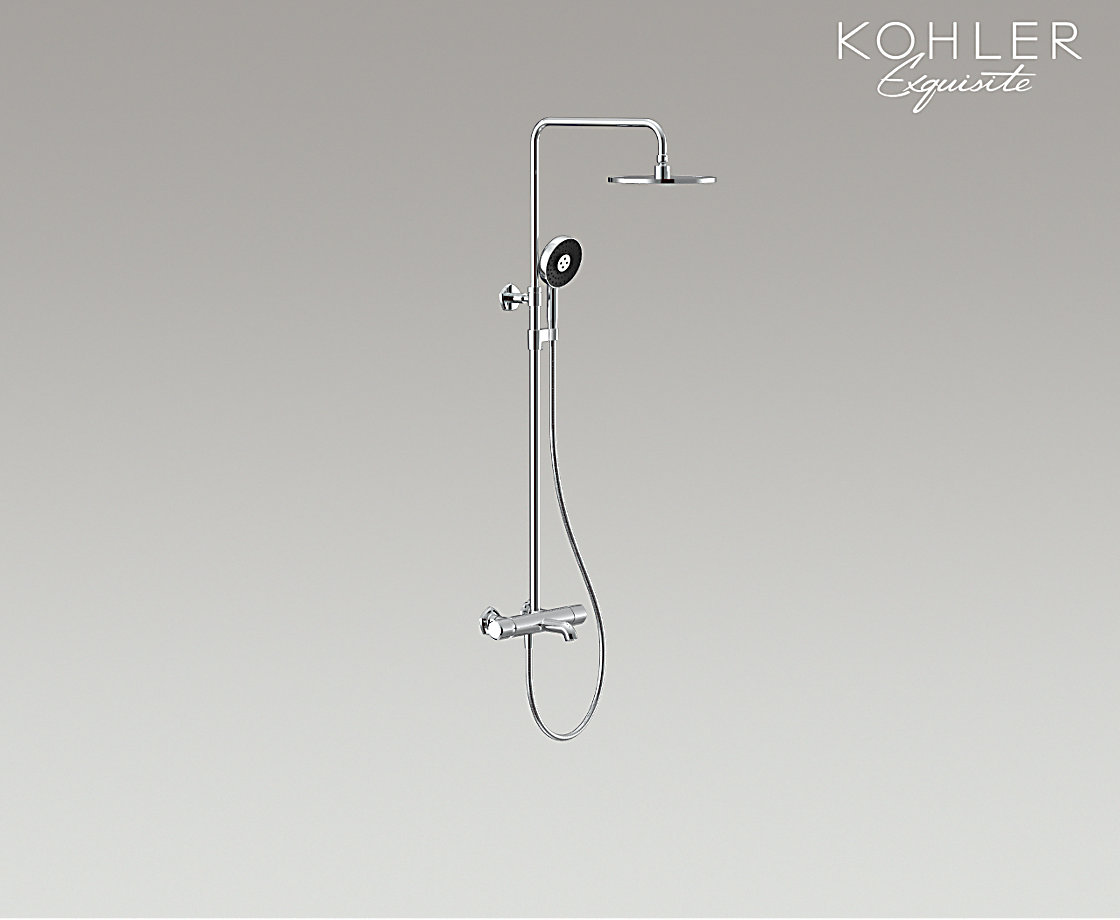 凱詩三出水恒溫淋浴柱